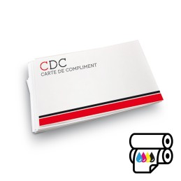 cartes de compliments offset